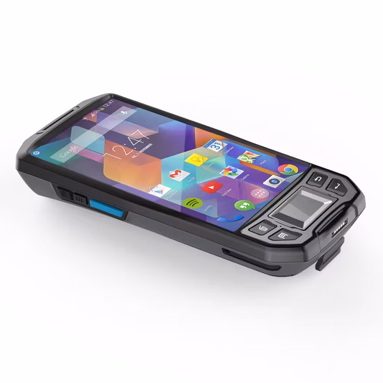 Rugged PDA Barcode Scanner Android with Fingerprint 13.56MHz RFID Reader